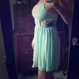 Audrey mint green dress worn once size medium